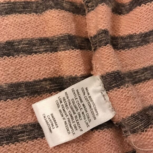 : : Caslon Striped Soft Cotton Moto Style Jacket : : - Picture 5 of 13